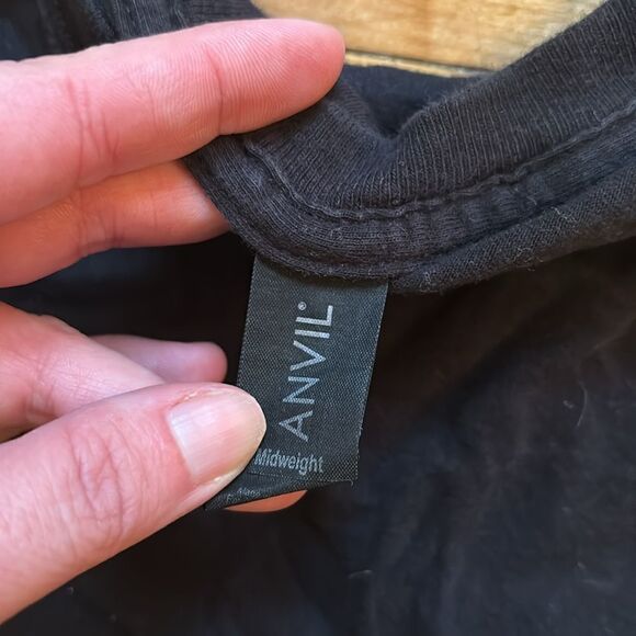 Anvil Grand Sport Men’s Black Race Car T-shirt Large - Picture 5 of 5